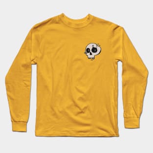 broken skull shirt Long Sleeve T-Shirt